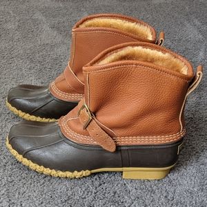 LL Bean Boots PrimaLoft Lounger (Tan/Brown) 11 US